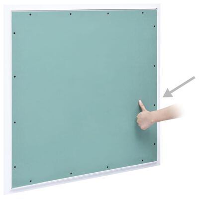 vidaXL Panel de acceso estructura aluminio y placa de yeso 700x700 mm