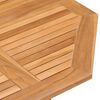 vidaXL Set de comedor de jard&iacute;n plegable 5 pzas madera maciza de teca