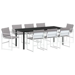 vidaXL Conjunto de Comedor de Jard&iacute;n 9 pcs