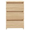 vidaXL Mesita de noche madera contrachapada roble Sonoma 40x35x62,5cm