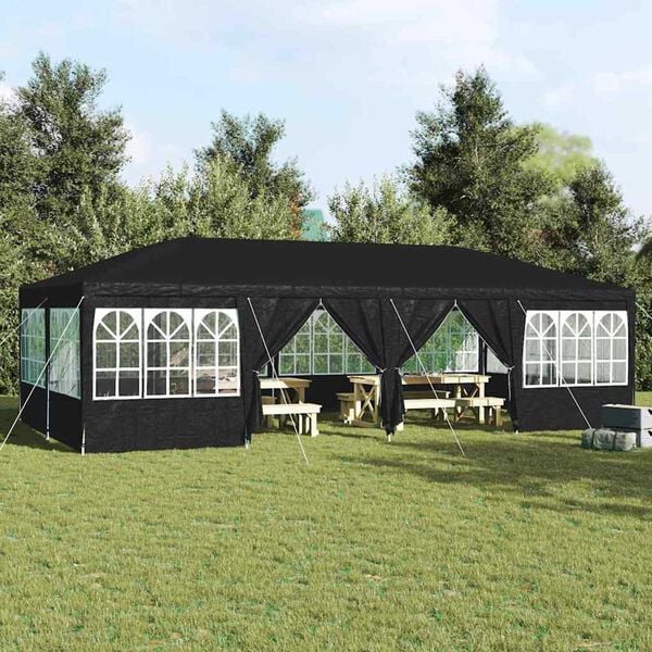 vidaXL Carpa de Fiesta Antracita y Blanco 800 x 400 x 266 cm