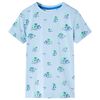 Camiseta infantil azul claro 140