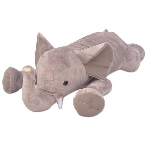 vidaXL Elefante de peluche grande XXL 95 cm