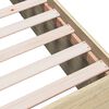 vidaXL Estructura de cama madera de ingenier&iacute;a roble Sonoma 90x200 cm