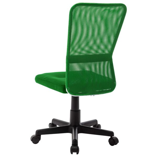 vidaXL Silla de oficina de tela de malla verde 44x52x100 cm