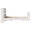 vidaXL Estructura de cama sin colch&oacute;n madera de pino blanca 140x190 cm