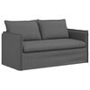 vidaXL Juego de Sof&aacute; 2 pcs Gris oscuro 156 x 82 x 85 cm Tela