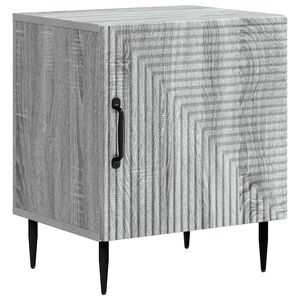 vidaXL Armario de Noche Gris Sonoma 43 x 34,5 x 50 cm