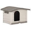 vidaXL Caseta para perros beige y marr&oacute;n 89x75x62 cm
