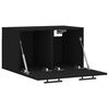 vidaXL Armario de pared madera de ingenier&iacute;a negro 60x36,5x35 cm