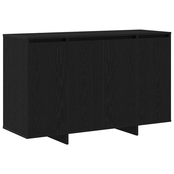 vidaXL Vitrina Roble negro 120 x 41 x 75 cm Madera contrachapada