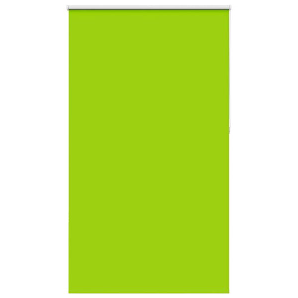 vidaXL Estor Enrollable Opaco hojas verde 130x230cm Tela Ancho 126,6cm