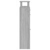 vidaXL Zapatero madera contrachapada gris Sonoma 63x24x104 cm