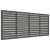 vidaXL Cabecero de cama de pared madera maciza pino gris 156x3x91,5 cm