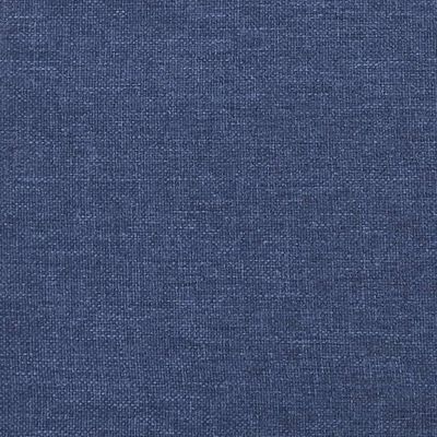 vidaXL Colchón de muelles ensacados tela azul 80x200x20 cm