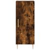 vidaXL Aparador de madera contrachapada roble ahumado 34,5x34x180 cm