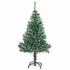 vidaXL &Aacute;rbol de Navidad Artificial Nevado con Luz LED Verde y 150 cm