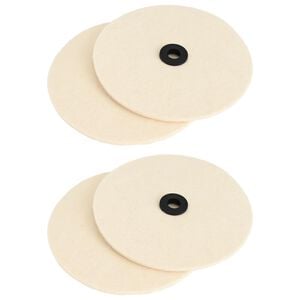 vidaXL Almohadillas de fieltro para pulidora de suelos 4 uds. &Oslash; 14 cm