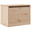 vidaXL Armario de pared de madera maciza de pino 45x30x35 cm