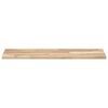 vidaXL Estante flotante madera maciza de acacia sin tratar 100x30x2 cm