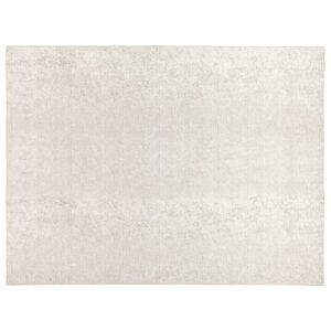 vidaXL Alfombra Crema 300 x 400 cm 100% Poli&eacute;ster 3 mm Lavable