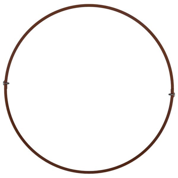 vidaXL Anillo para maceta Marr&oacute;n 30 x 30 x 20 cm Acero autopatinable