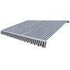 vidaXL Toldo plegable de operaci&oacute;n manual 300 cm azul y blanco