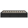vidaXL Estructura de cama doble peque&ntilde;a sin colch&oacute;n negro 120x190 cm