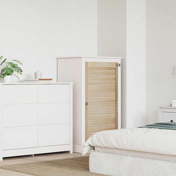 vidaXL Puerta de Armario con puerta Natural 110 x 2,1 x 59,5 cm