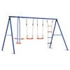 vidaXL Juego de Columpios Exterior Multicolor 330 x 185 x 185 cm