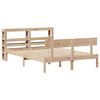 vidaXL Estructura de cama sin colch&oacute;n madera maciza de pino 140x190 cm