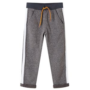 Pantal&oacute;n de ch&aacute;ndal infantil gris oscuro m&eacute;lange 104