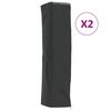 vidaXL Cubiertas calefactor torre 2 uds tela Oxford 420D 58x58x228 cm