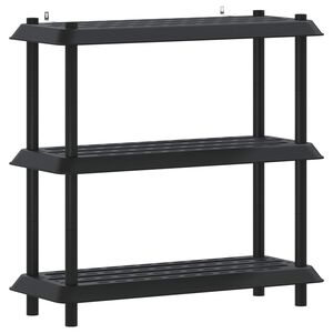 vidaXL Estanter&iacute;a 3 niveles 100 x 40 x 96 cm PP Gris antracita