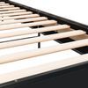 vidaXL Estructura de cama madera ingenier&iacute;a y metal negro 100x200 cm