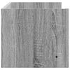 vidaXL Estante de pared madera ingenier&iacute;a gris Sonoma 100x35x30,5 cm