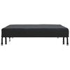 vidaXL Cubierta de Mesa Liso Negro 102 x 102 x 15 cm tela