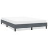 vidaXL Estructura de cama sin colch&oacute;n terciopelo gris oscuro 140x220cm