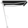 vidaXL Toldo de pie autom&aacute;tico gris antracita 400x350 cm