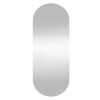 vidaXL Espejo de pared vidrio ovalado 20x50 cm