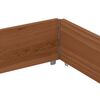 vidaXL Jardinera de madera maciza de pino marr&oacute;n 150x100 cm