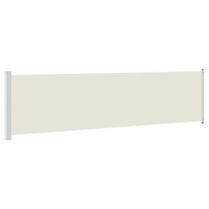 vidaXL Toldo lateral retr&aacute;ctil para patio crema 614x160 cm