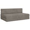 vidaXL Sof&aacute; Cama Plegable Gris Claro 152 x 86,5 x 60 cm Tela