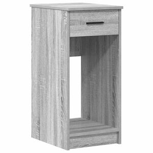 vidaXL Torre de ordenador con caj&oacute;n gris sonoma 35x45x77 cm