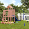 vidaXL Parque infantil de exterior madera maciza Douglas