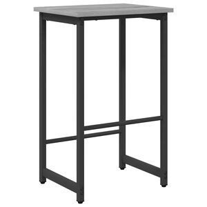 vidaXL Taburete de bar Sonoma gris 40 x 32 x 64 cm