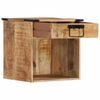 vidaXL Mesita de noche madera maciza de mango 40x30x37 cm