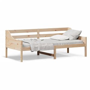 vidaXL Sof&aacute; cama sin colch&oacute;n madera maciza de pino 90x200 cm