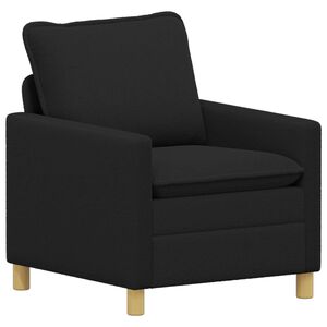vidaXL Sof&aacute; Negro 76 x 81 x 87,5 cm Tela