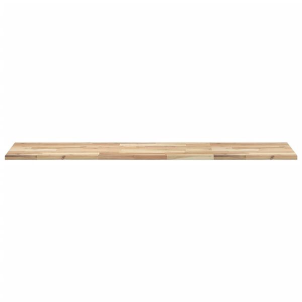 vidaXL Encimera tocador de ba&ntilde;o madera acacia sin tratar 140x40x2 cm